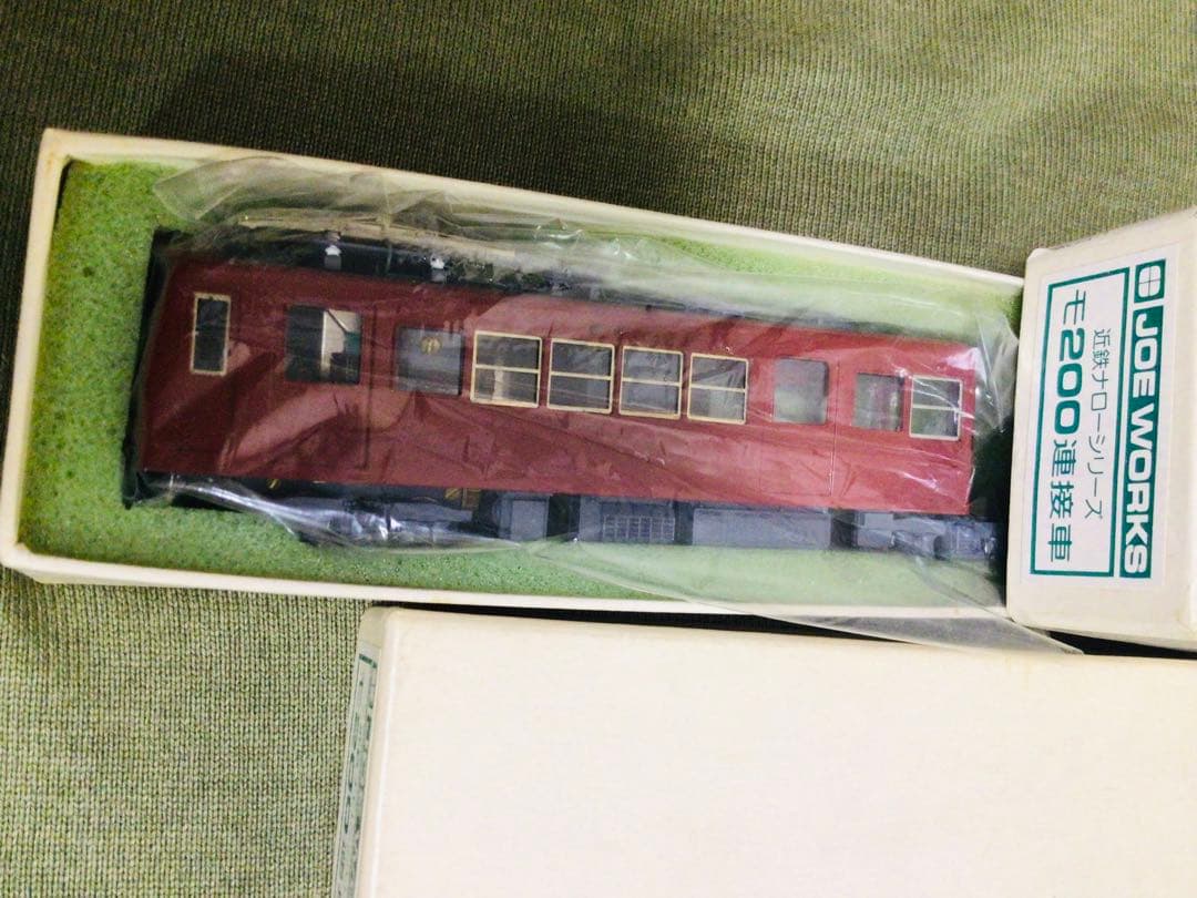 乗工社 HOナロー(9m/m) 近鉄モ200連結車 動力含む3両 塗装済み完成品