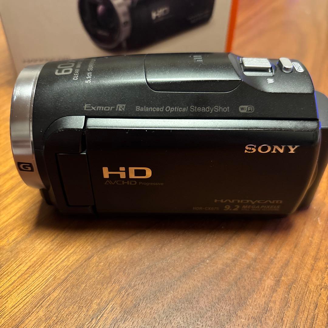 【美品】【三脚付き】SONY HDR-CX675