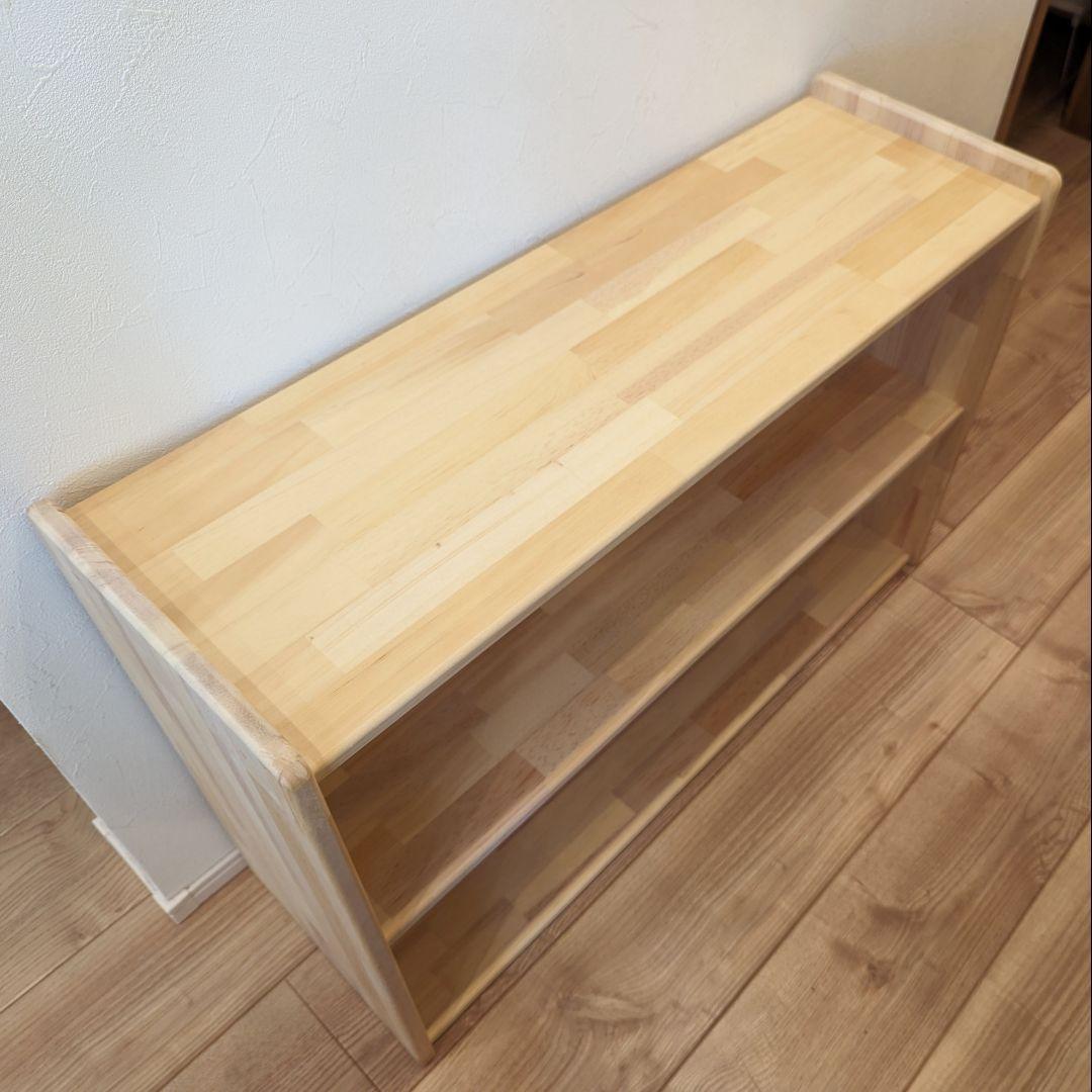 ami　絵本棚　木製棚　木製ハンドメイド　リビングボード　モンテッソーリ