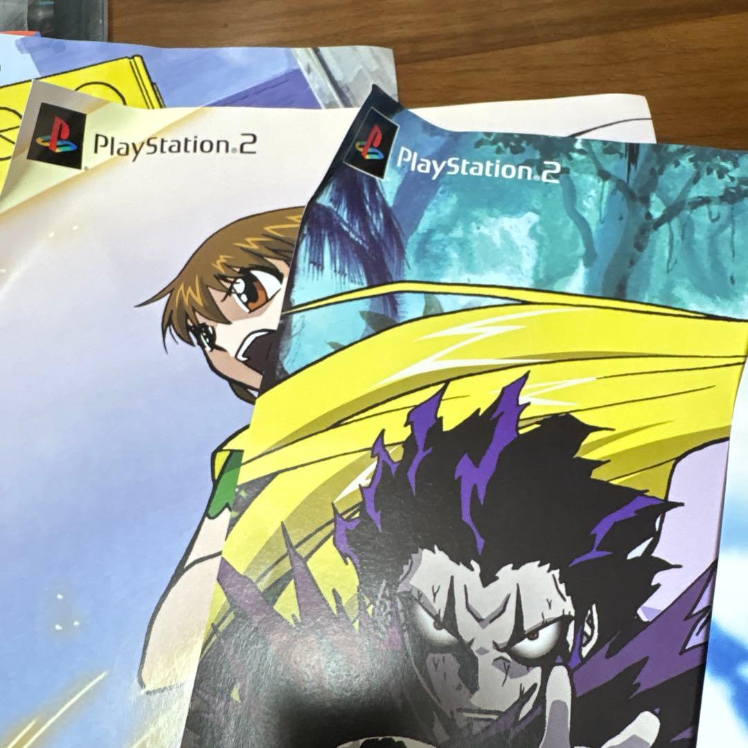 ps2 ガッシュベル　店頭　販促　非売品　ポスター　セット