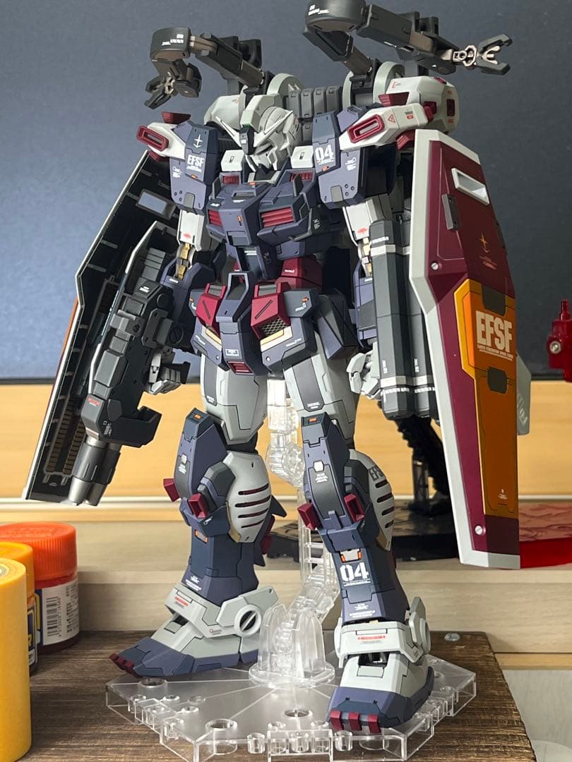 MGフルアーマーガンダムVer.Ka サンダーボルト　ミキシング 全塗装 完成品