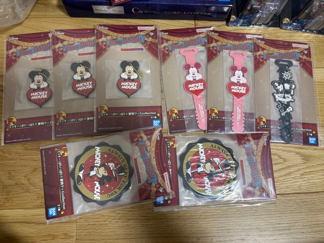ディズニー　一番くじ　ミッキー　ラストワン　ぬいぐるみ　アートボード　フィギュア
