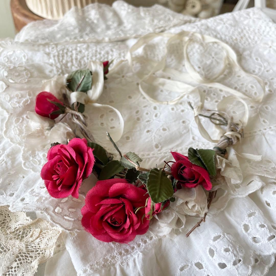 フランスアンティーク　花冠