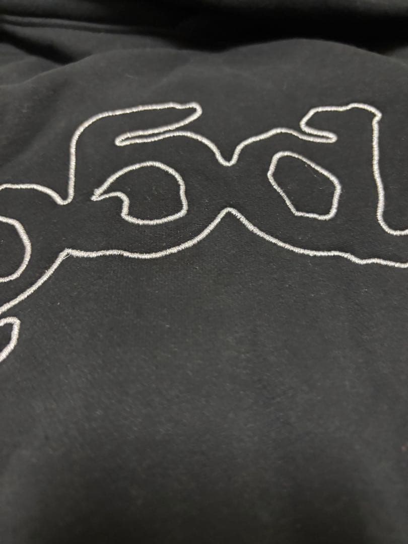 sp5der ブラック パーカー sサイズ