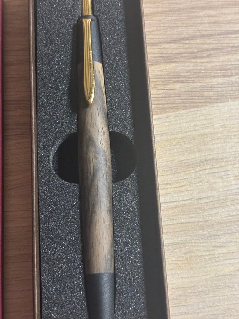 ボナンペン　普通黒柿軸　0.5mmシャープペンシル