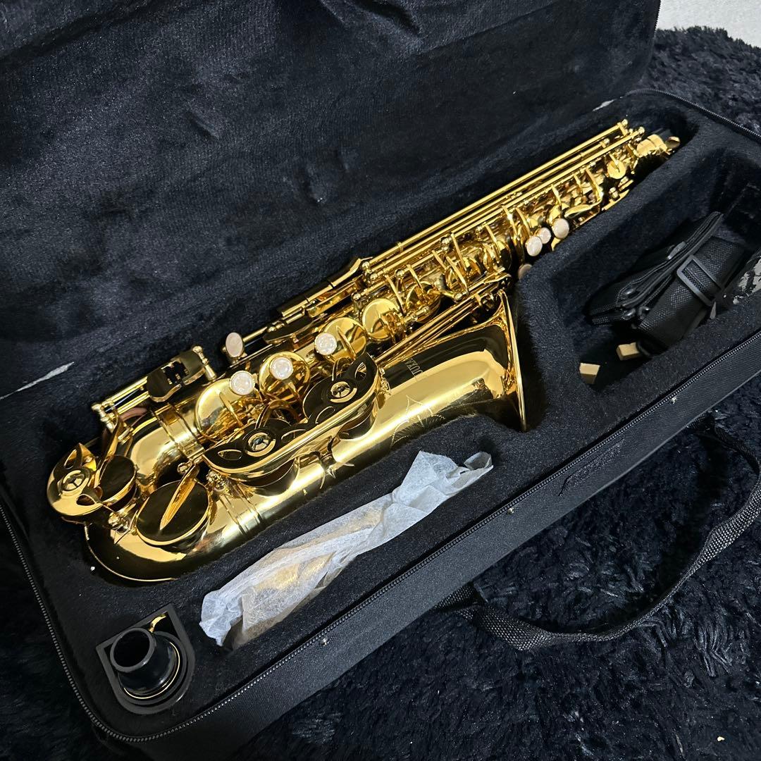 美品 JUUXAAN アルトサックス 管楽器 ケース付属 彫刻