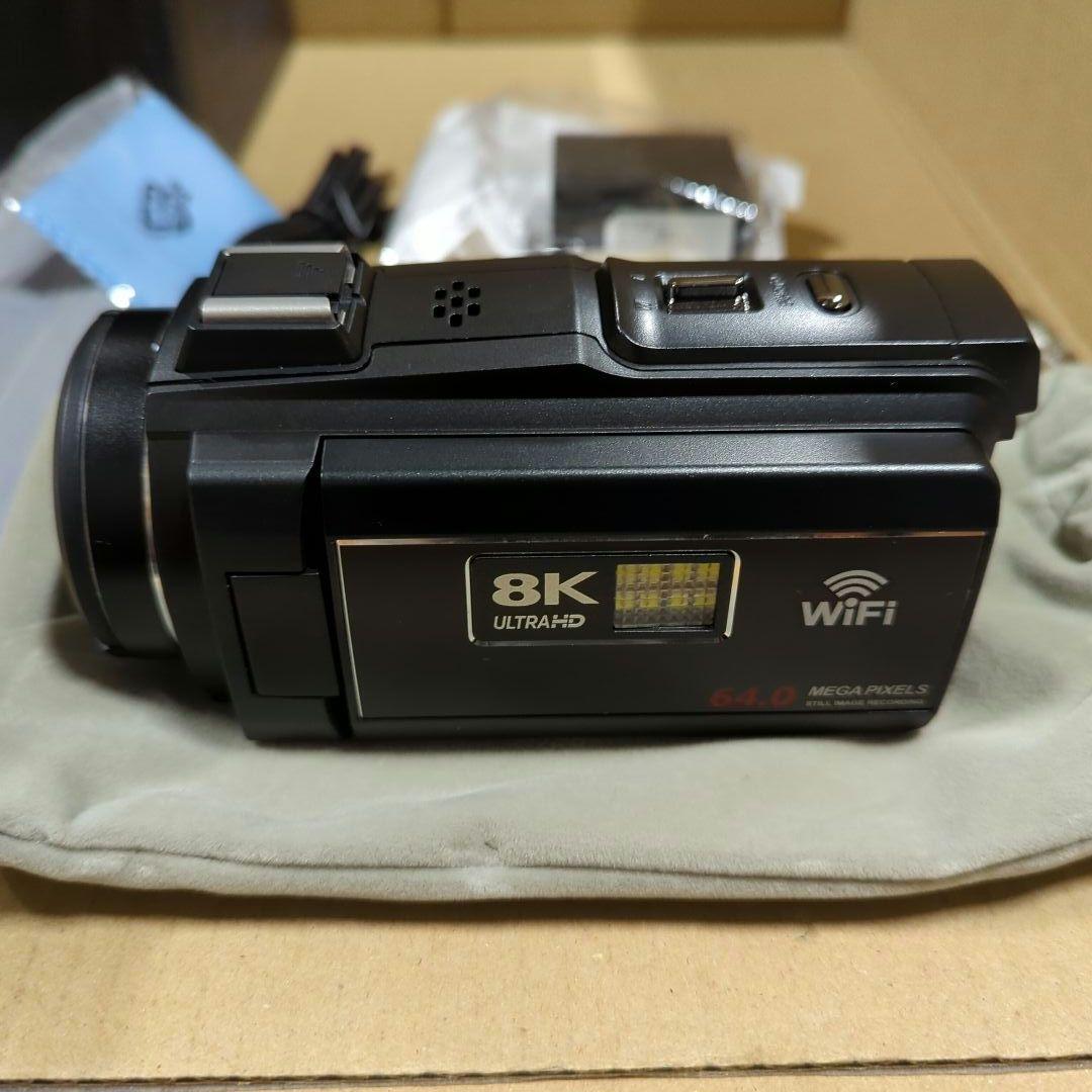 新品 ビデオカメラ 8K HDMI出力WIFI機能6400万画素