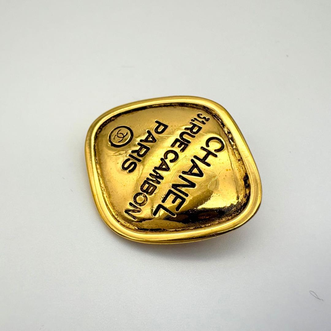 CHANEL シャネル ブローチ カンボン マトラッセ ひし形 ヴィンテージ