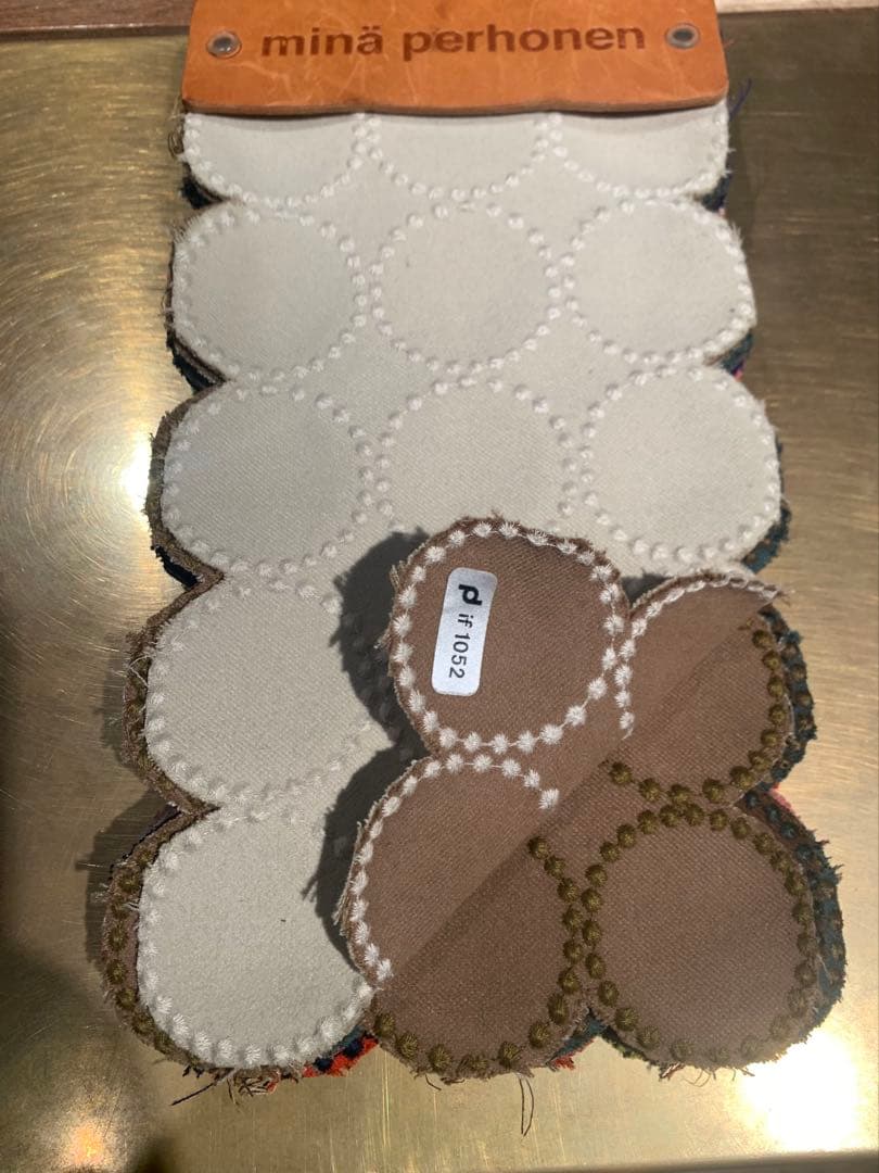 まゆきさん専用 ミナペルホネン ハンドメイド 剣持スツール タンバリン 生地