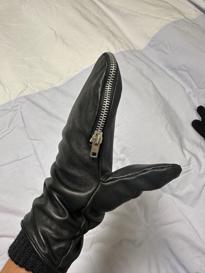 maison martin margielaレザーグローブ ミトン 手袋