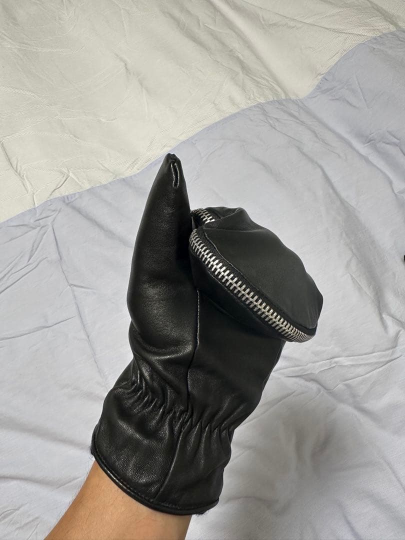 maison martin margielaレザーグローブ ミトン 手袋