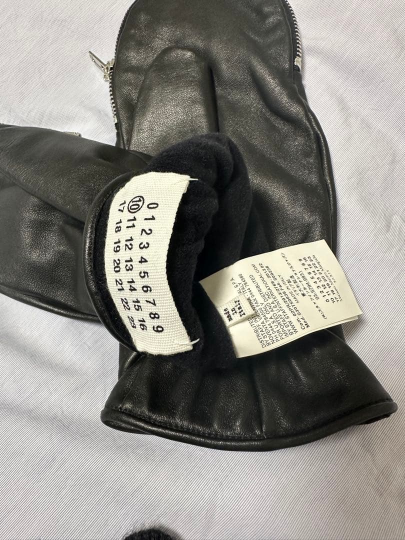 maison martin margielaレザーグローブ ミトン 手袋