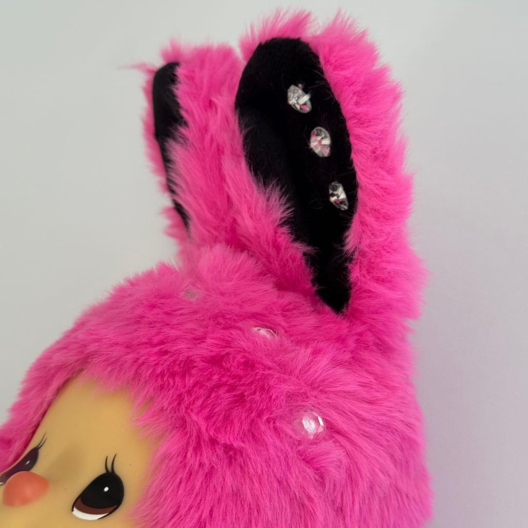 【希少】香港限定　モンチッチ チムたん Mサイズ ホットピンクドレス 新品