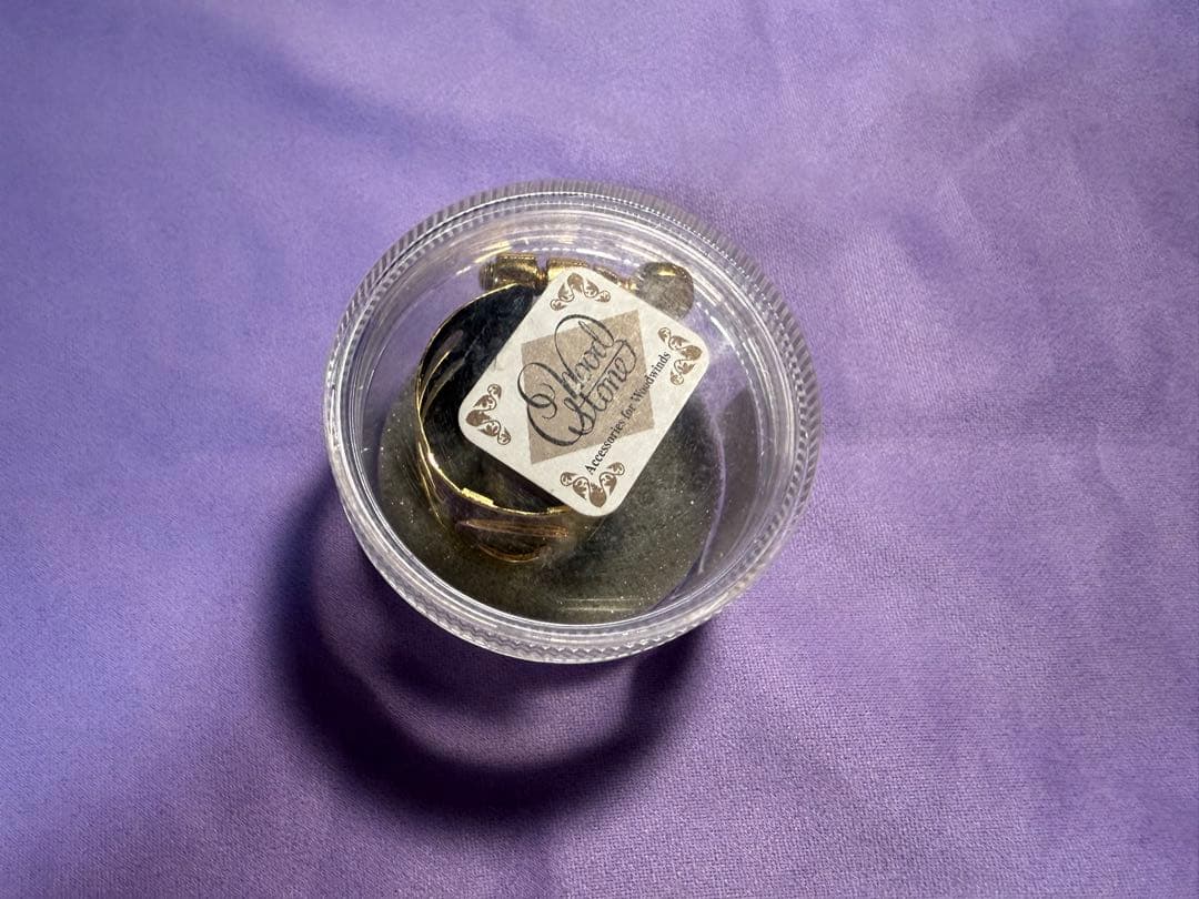 ウッドストーン　旧モデル　リガチャー　アルトサックス用セルマー用 金メッキ