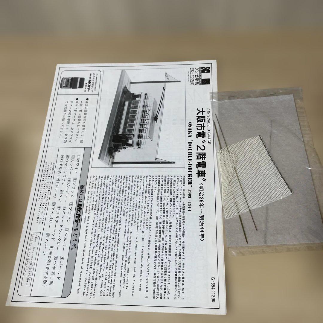 大阪市電 路面電車 プラモデル 3点セット 昭和レトロ 観賞用. Ln555