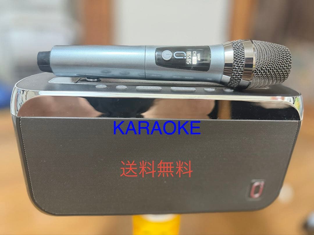 KARAOKE マイク付きBluetoothスピーカー 送料無料