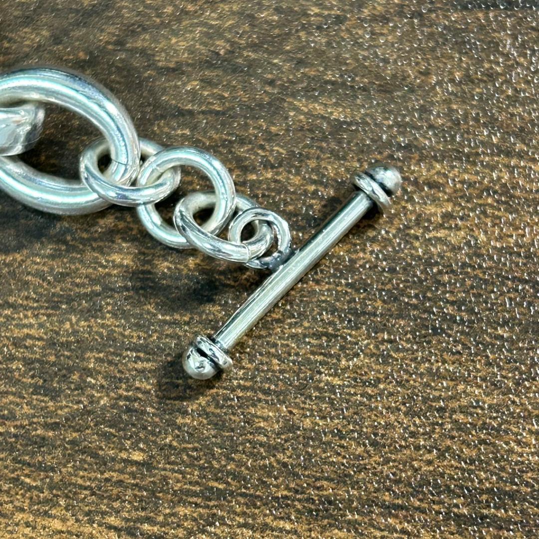 希少 ヴィンテージメキシカンジュエリー シルバー チェーン ブレスレット 925