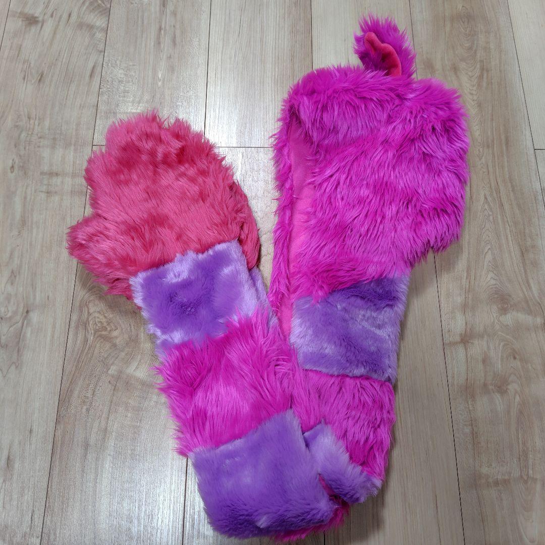 チシャ猫　マフラーキャップ　ディズニー