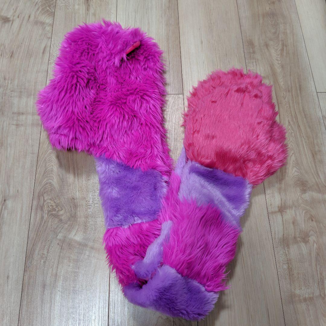 チシャ猫　マフラーキャップ　ディズニー