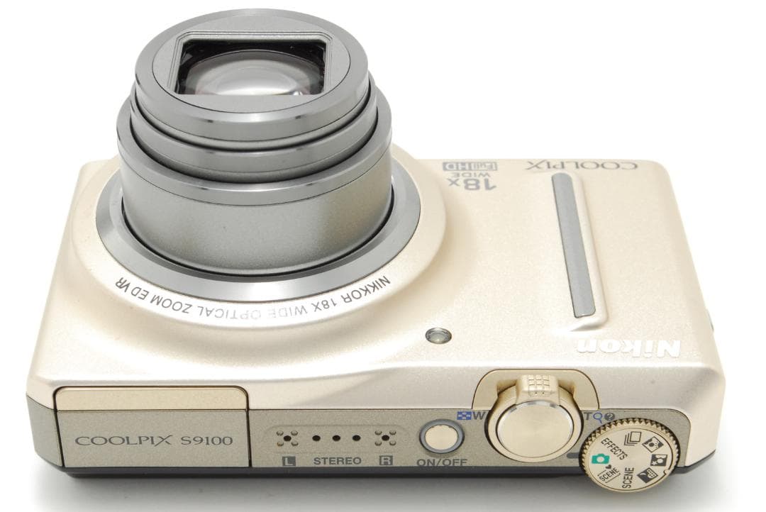 Nikon COOLPIX s9100 Gold デジタルカメラ 動作確認済