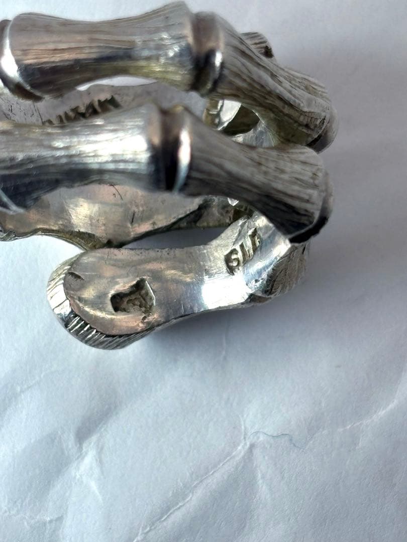 vintage バンブー　リング　silver925 TAXCO