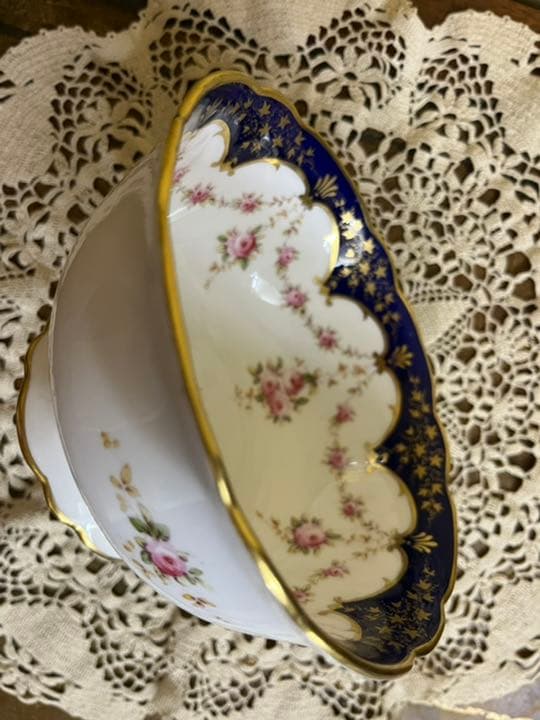 コールポート★バラ柄の大きなシュガーボウル★COAL POAT 薔薇 ローズ