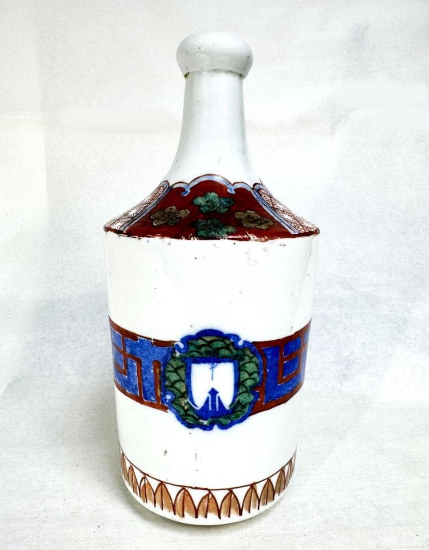 時代物 呉須赤絵大徳利 歴史有る年代物 入手困難 骨董 古美術 WWTT221