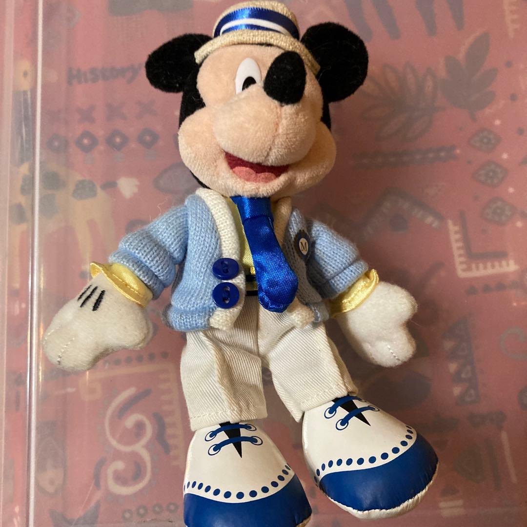 ぬいぐるみ　バッジ　ミッキーマウス　スプリング　ヴォヤッジ