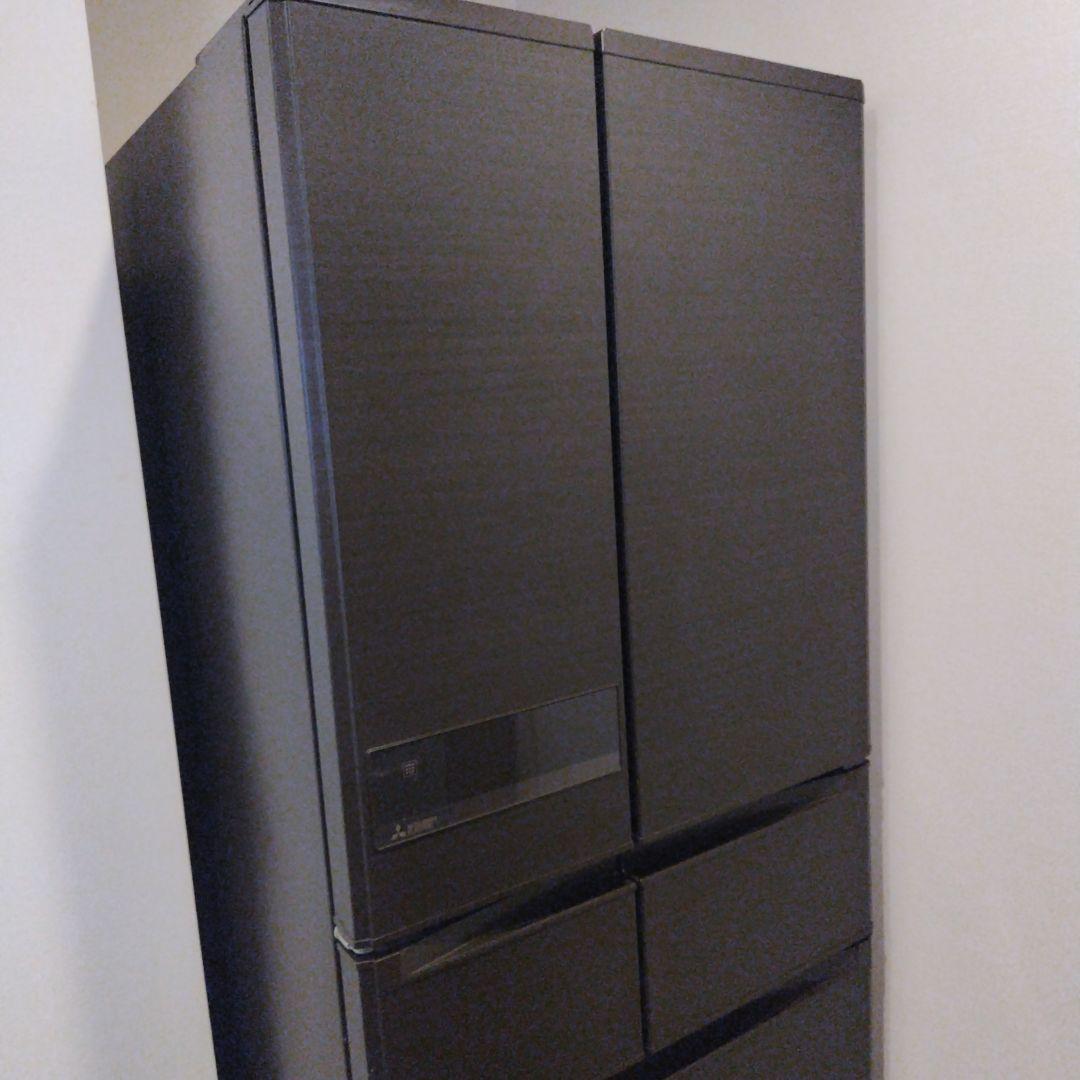 3/19まで 三菱　大型冷蔵庫　自動製氷機能付　400L以上　ウッド調