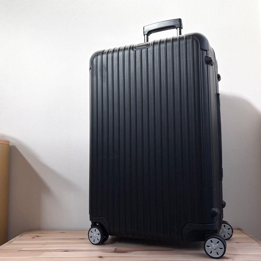 美品 RIMOWA SALSA 87L キャリーケース　マットブラック　4輪