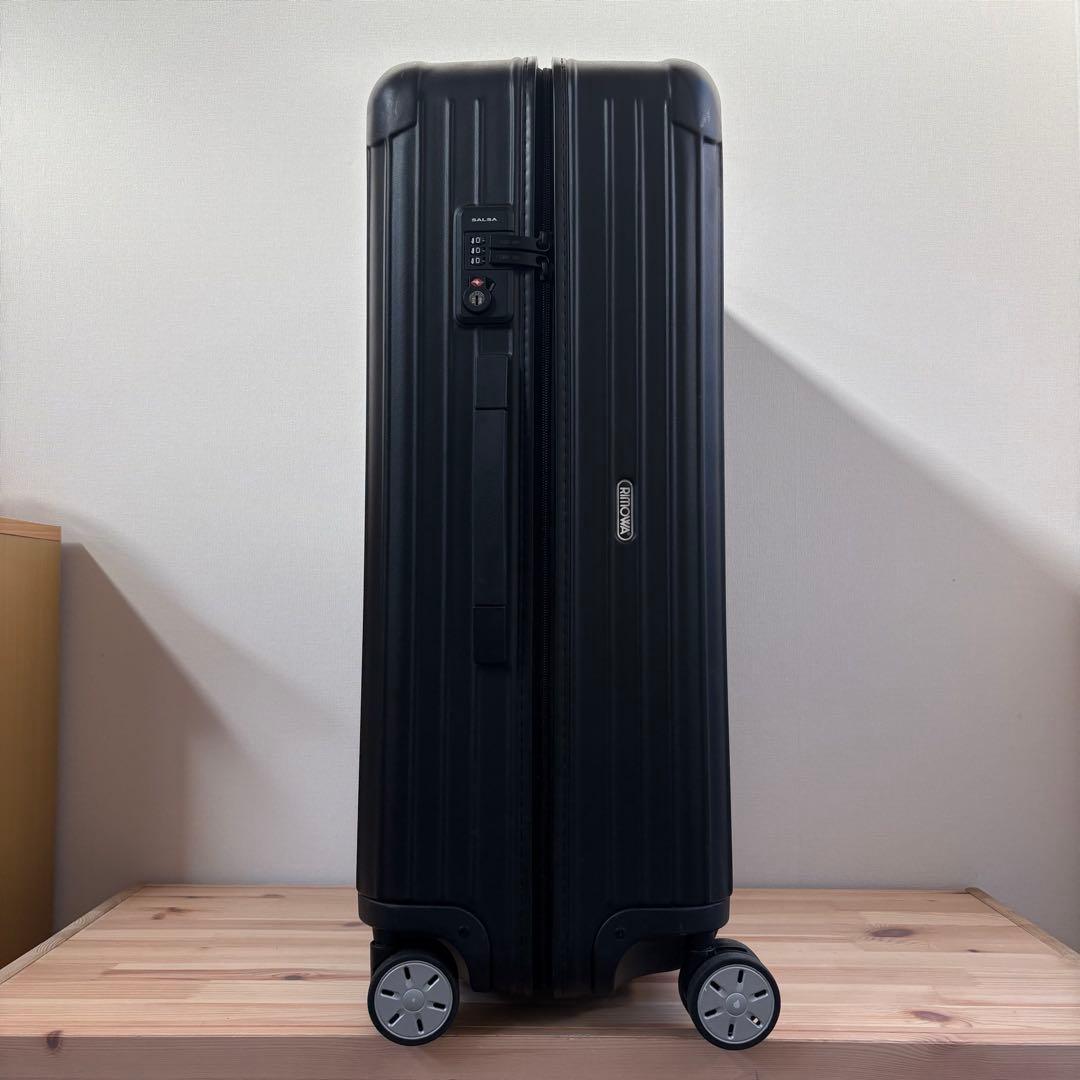 美品 RIMOWA SALSA 87L キャリーケース　マットブラック　4輪
