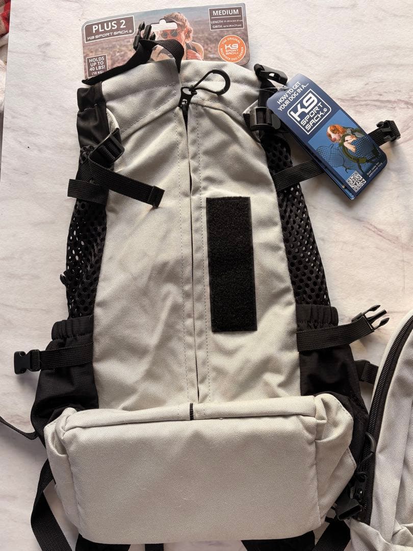 キャリーバッグ・スリング K9 Sport Sack Plus 2 Medium Gray/Black