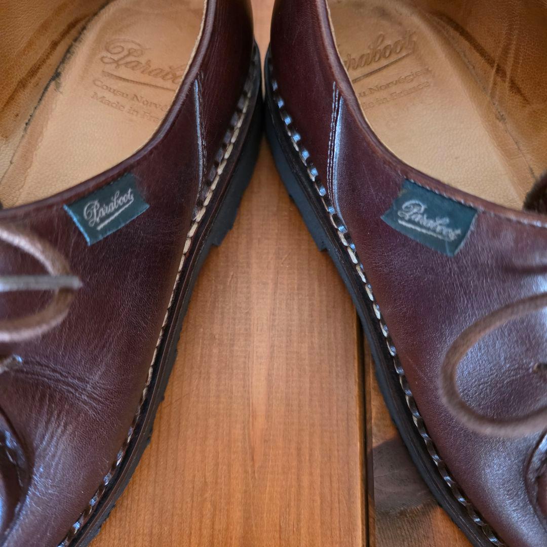 【パラブーツ】ミカエル カフェ サイズ：EU42 (JP26.5cm)　箱付き