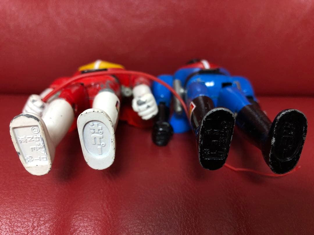 ミ*ー様 【超合金: 秘密戦隊ゴレンジャー】アカレンジャーとアオレンジャーとバリ