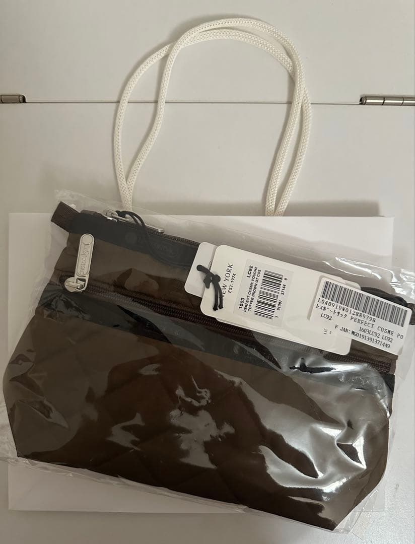 即日発送★神崎恵コラボ PERFECT COSME POUCH2トフィーブラウン