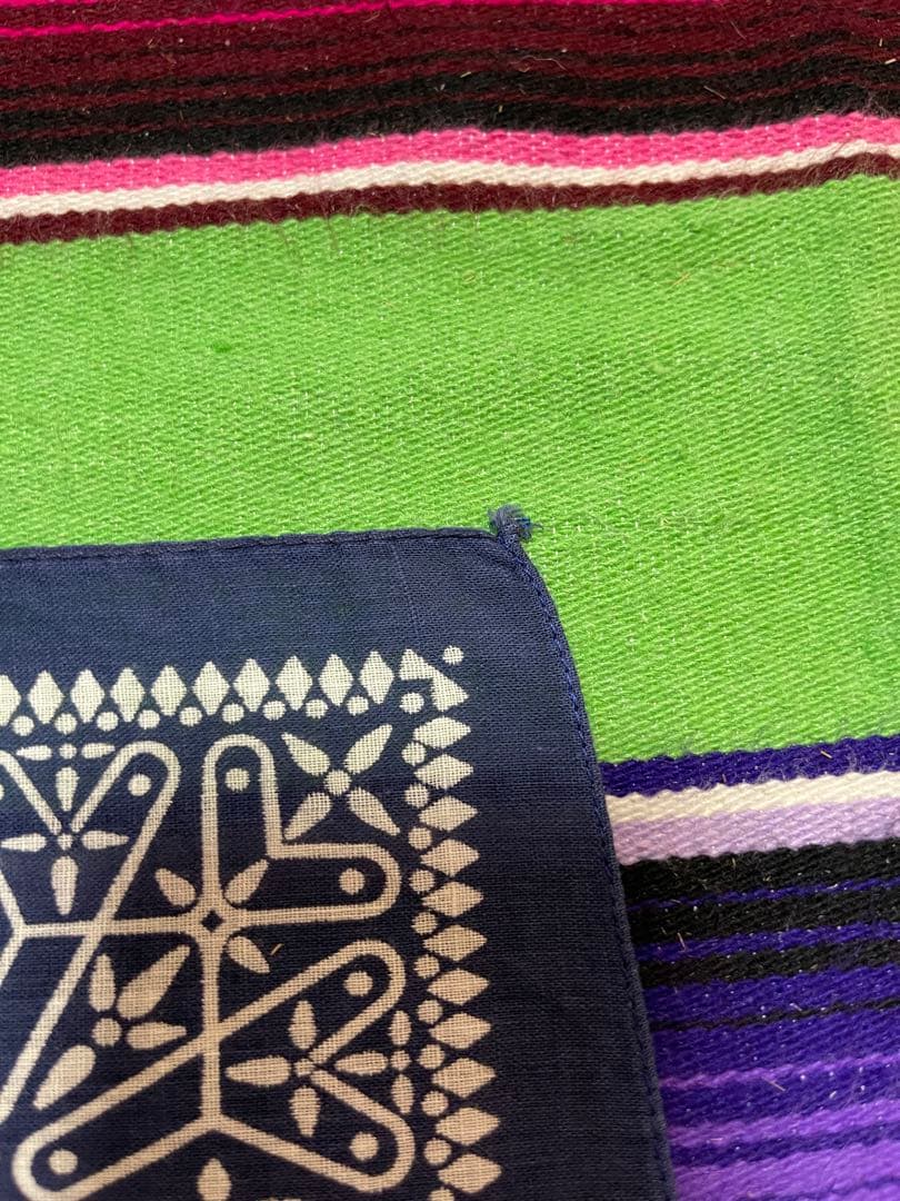 【Eye 】⑧⓪⑦60s USA製 バンダナ WAMCRAFT クロス柄