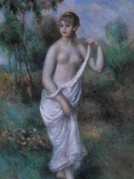 ルノワール 、【水浴の女】、希少画集画、新品高級額、額装付、状態良好