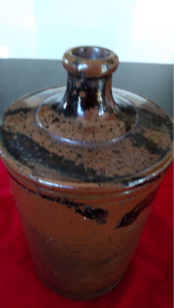 丹波焼　蝋燭徳利　花器　瀬戸焼　古道具　酒器　流掛