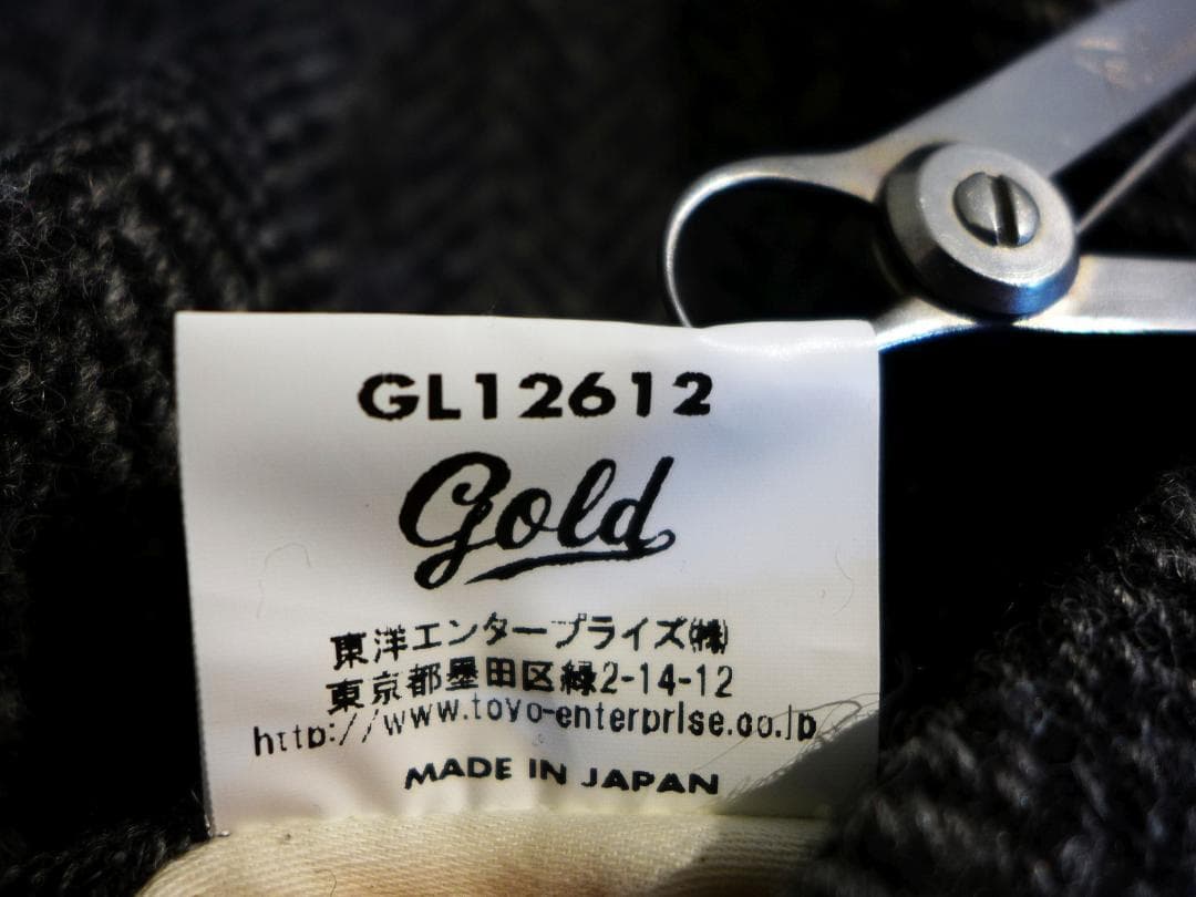東洋GOLDハリスツィードLベストoldjoeブラックサイン ナイジェルケーボン