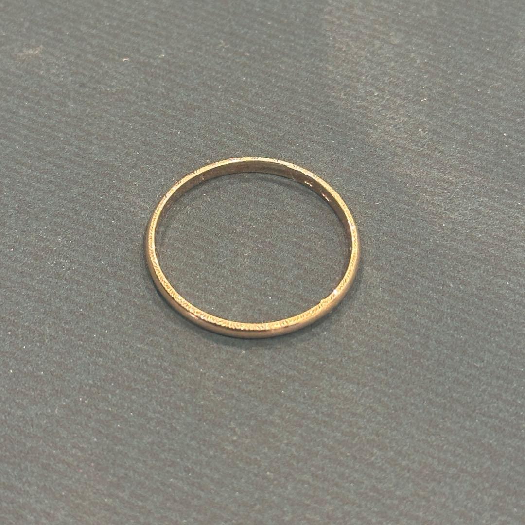ete クレールカット リング　K10 YG 17号