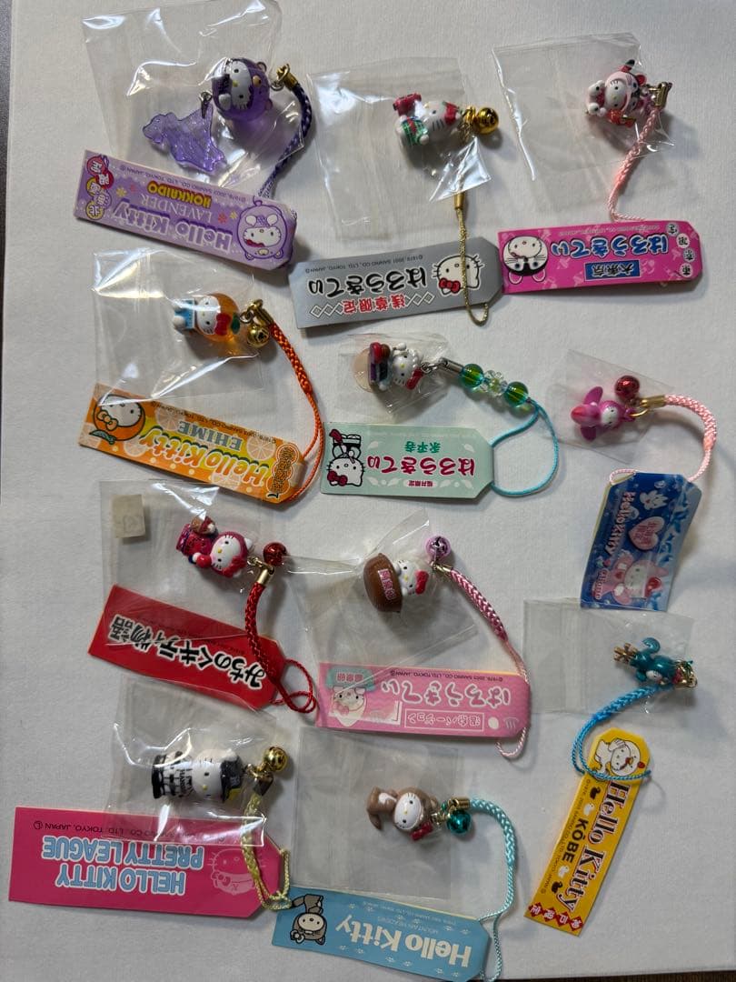 ご当地ハローキティ ストラップセット