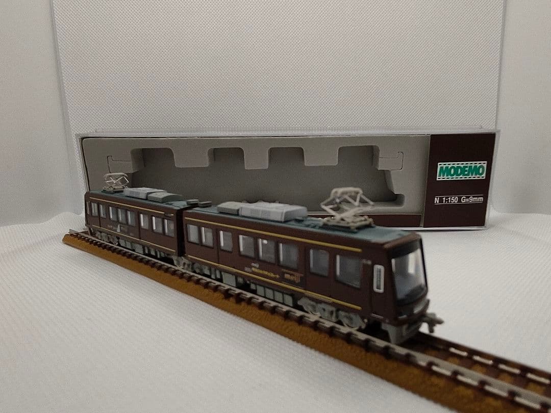 モデモ NT115 江ノ島電鉄 2000形 明治ミルクチョコレート塗装(M車)