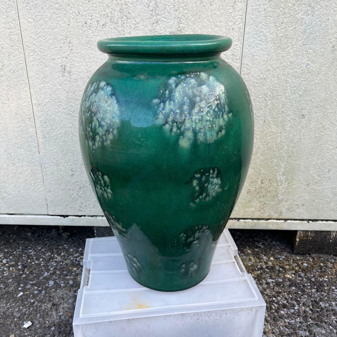 レトロ　大型フラワーベース