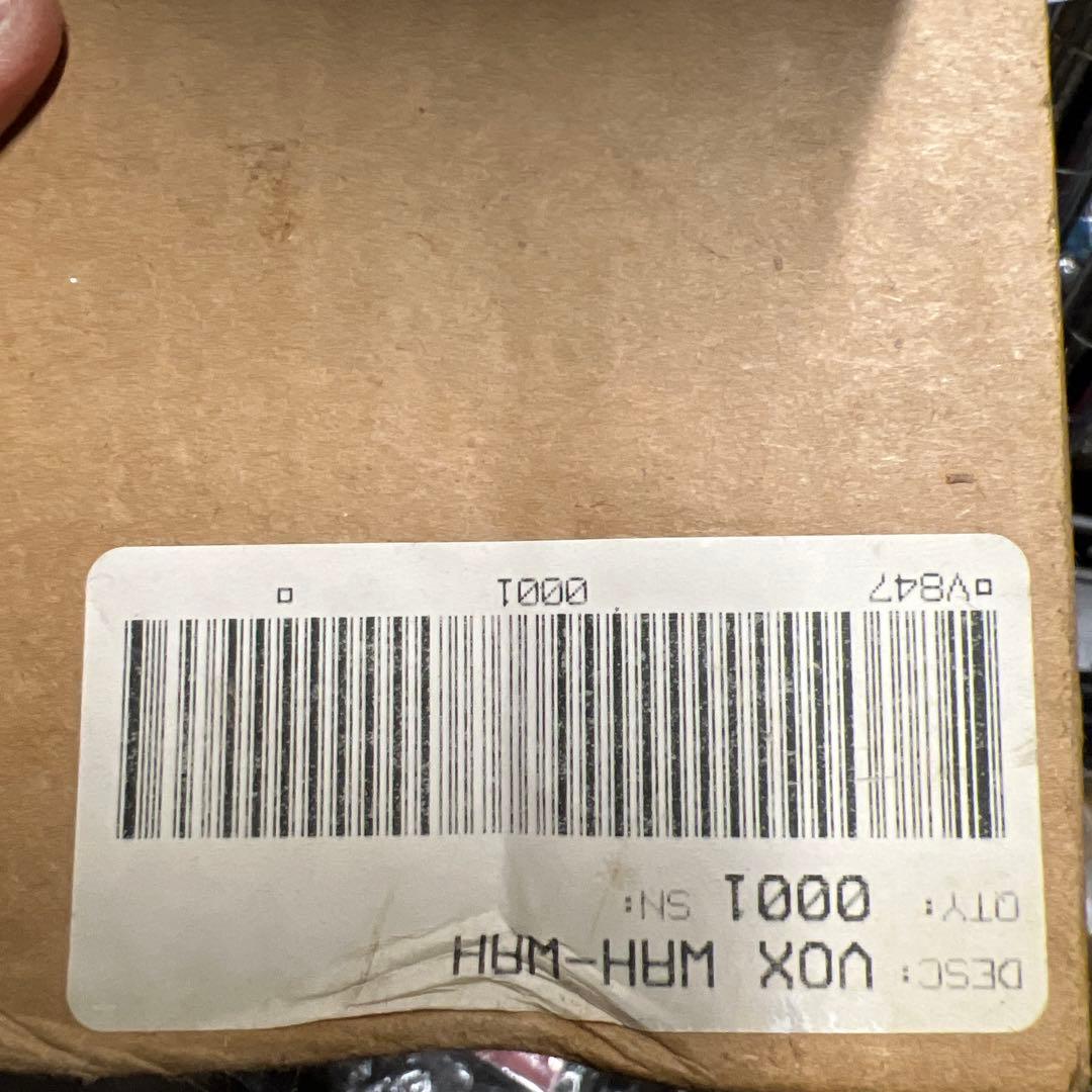 D3【未開封品】 VOX WAH-WAH PEDAL V847 ワウペダル