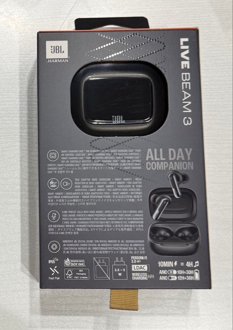 JBL LIVE BEAM 3 ブラック