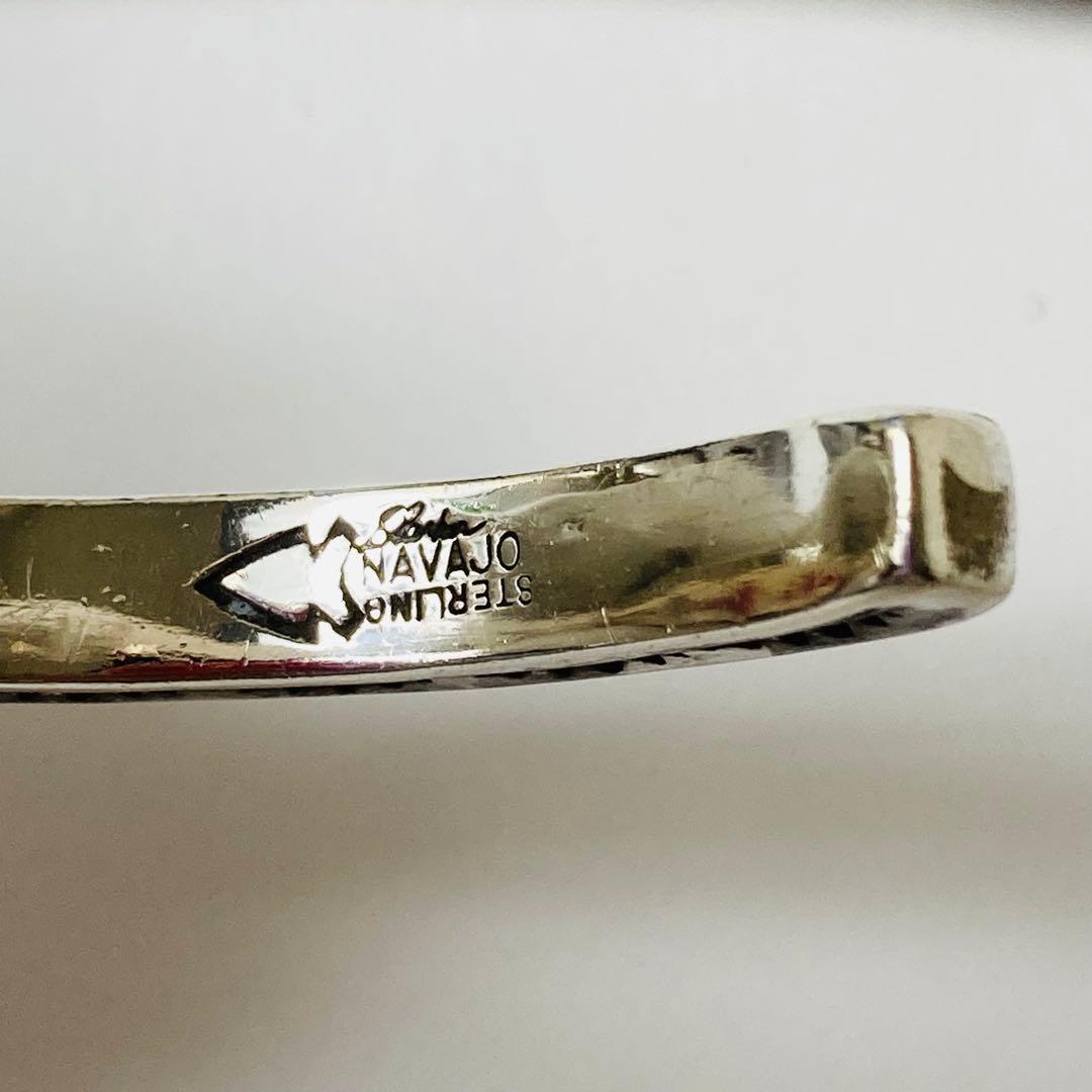 NAVAJO ナバホ族 作家不明 バングル スターリングシルバー