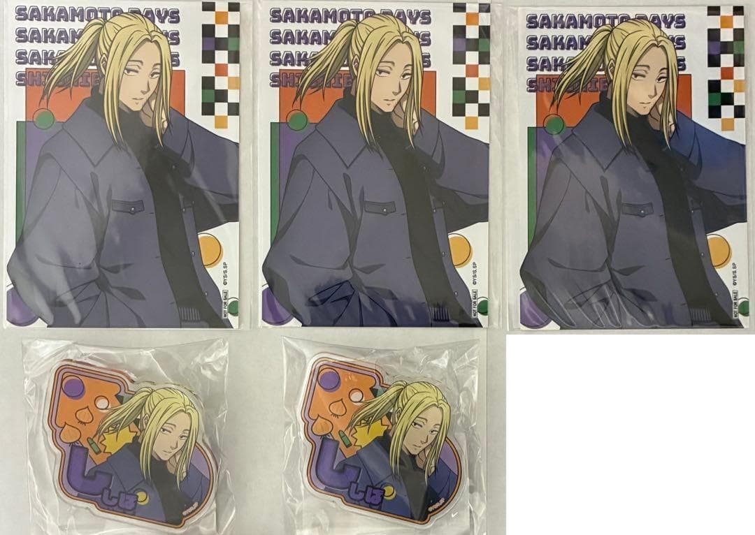 神々廻 8個セット アクリルキーホルダー バッジ サカモトデイズ まるくじ