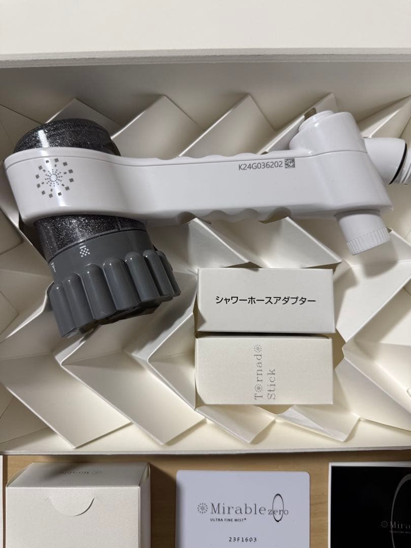 Mirable zero ウルトラファインミスト シャワーヘッド