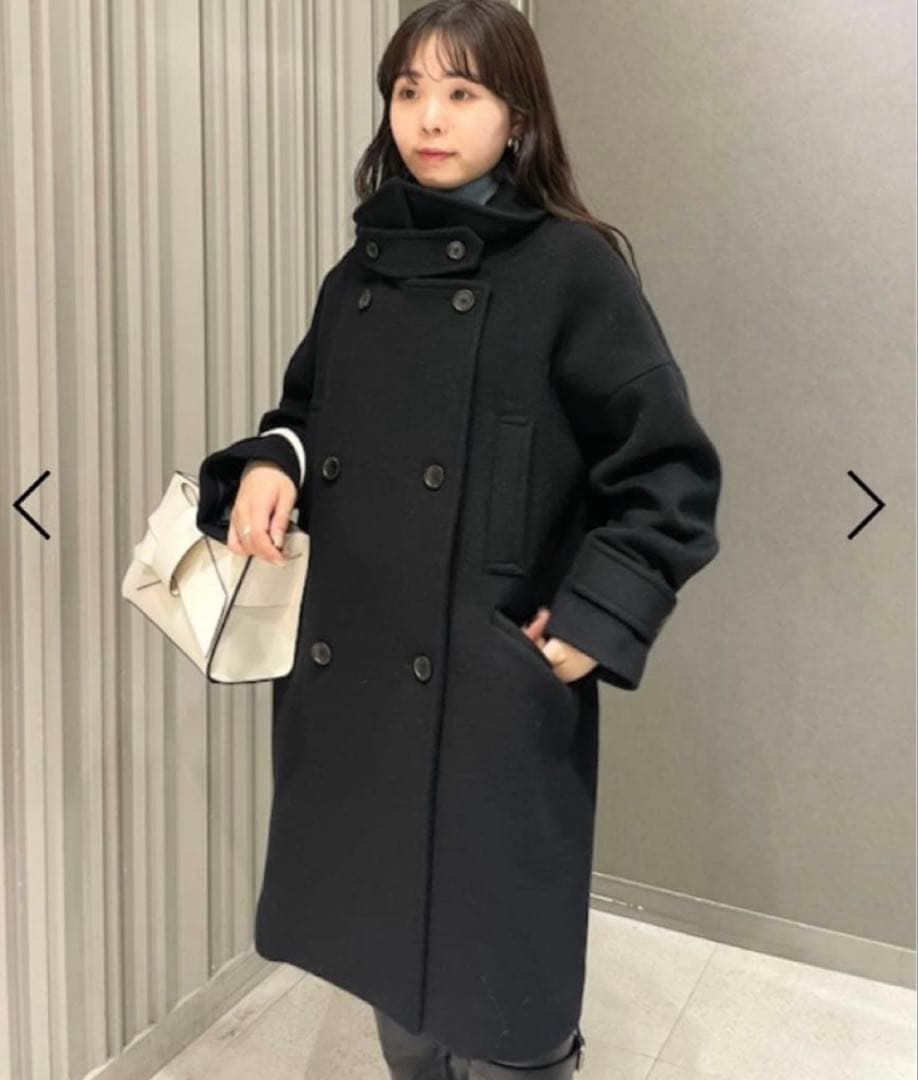 FRAY I.D バルマカンハーフコート ブラック