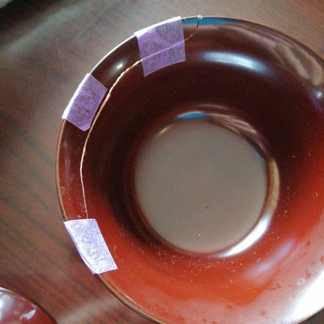 輪島塗　金蒔絵松木画吸物椀　20客　11cm　大正期